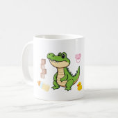 funny cute mug baby Crocodile (Devant gauche)