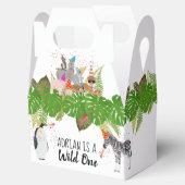 Funny & Cute Oerwoud Animals bij Party Wild One Bedankdoosjes (Geopend)