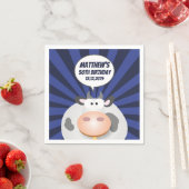 Funny Cute Over the Hill Birthday Party Servet (Insitu)