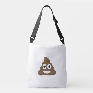 Funny Cute Poop Emoji Crossbody Tas