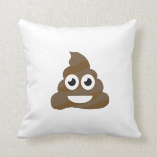 Funny Cute Poop Emoji Kussen