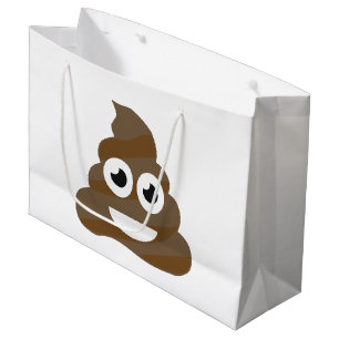 Funny Cute Poop Emoji Large Cadeauzakje