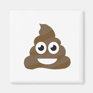 Funny Cute Poop Emoji Magneet
