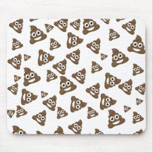 Funny Cute Poop Emoji Pattern Muismat