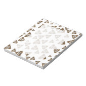 Funny Cute Poop Emoji Pattern Notitieblok (Gedraaid)