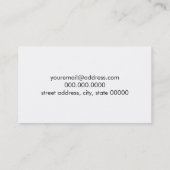 Funny Cute Poop Emoji Pattern Visitekaartje (Achterkant)