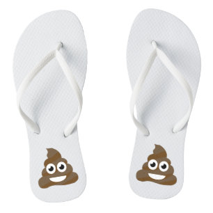 Funny Cute Poop Emoji Teenslippers