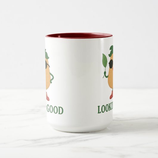 Funny Cute Potato Combo Mug (Centre)