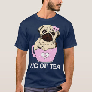 Funny Cute Pug Hondenliefhebber Hondenras Animal P T-shirt