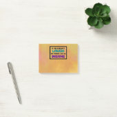 Funny Cute Quote over lachen en onhygiëne Post-it® Notes (Kantoor)