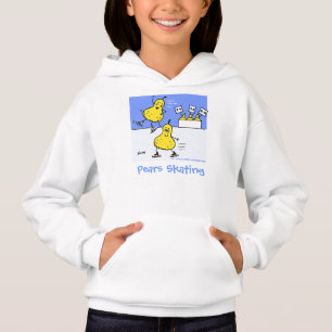 Funny Cute Skating Cartoon Girl's Shirt