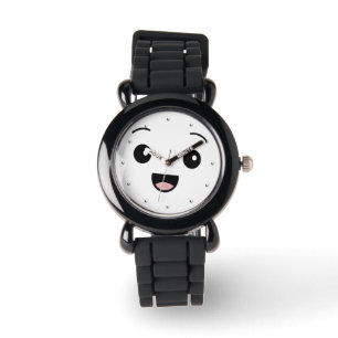 Funny Cute Smiley Face Horloge