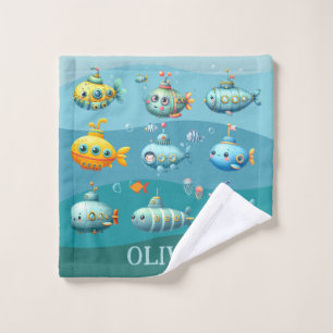 Funny Cute Sous-marin Motif Enfants
