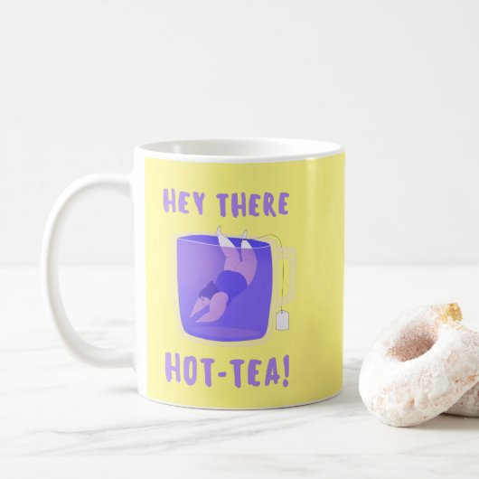 Funny Cute Tea Koffiemok (Met donut)