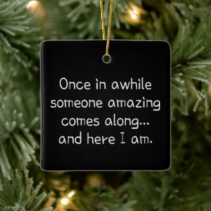 Funny cute teen girl keramisch ornament