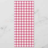 Funny Cute Turkey Thanksgiving Dinner Menu (Achterkant)