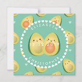 Funny Cute Whimsical Modern Save the Date Wedding Magnetische Uitnodiging (Voorkant)