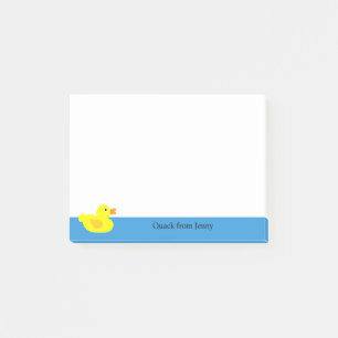 Funny Cute Yellow Duck Animal Naam Post-it® Notes