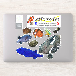【Funny Cutie Critters】Put on Your Diving Log Book! Sticker