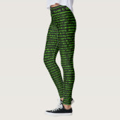 Funny Cyber Code "AI Generated" of Custom Slogan Leggings (Links)