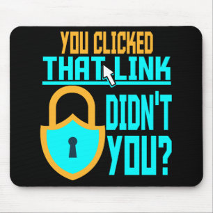 Funny Cyber Security Gift Computer Hacker Tech Muismat