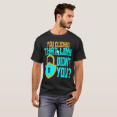 Funny Cyber Security Gift Computer Hacker Tech T-shirt (Voorkant volledig)