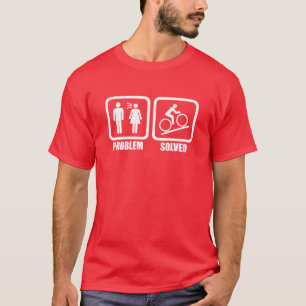 Funny Cycling Probleem opgelost T-shirt