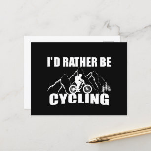 Funny cycling quote briefkaart