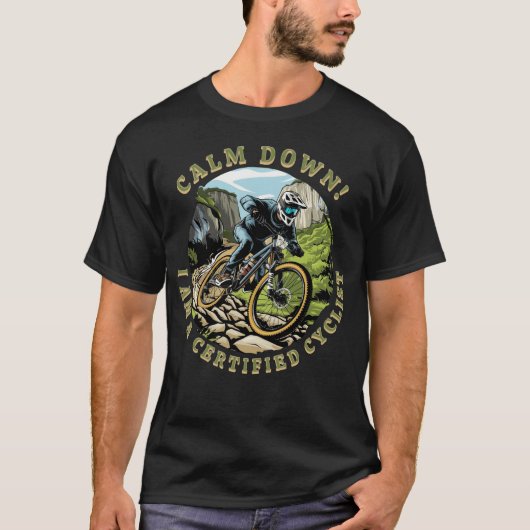 Funny Cycling T-shirt (Voorkant)