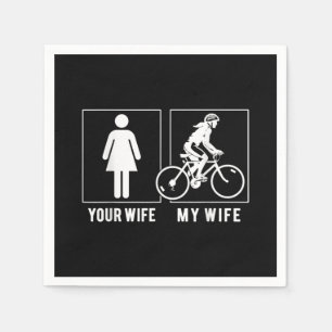 FUNNY CYCLUS - UW VROUW - MIJN VROUWELIJKE CYCLIST SERVET