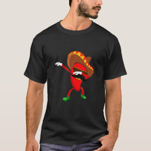 Funny Dabbing Chili Mexican Pepper Dab Gift Cute M T-shirt