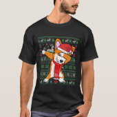 Funny Dabbing Corgi laide Noël Sweat Co (Devant)