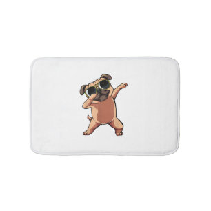 Funny Dabbing Dab Pug Dog Pets Dance Animal Puppy Badmat