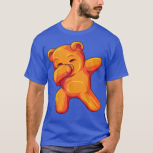 Funny Dabbing Gummy Beer Dancing Gummy Beer Birthd T-shirt