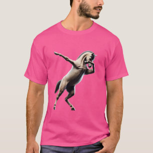 Funny Dabbing Horse Cool Dab Fun Dierenvriend Danc T-shirt
