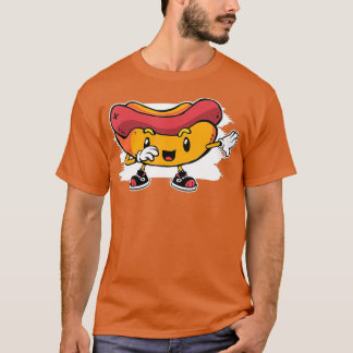 Funny Dabbing Hotdog T-shirt