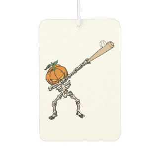Funny Dabbing Pumpkin Head Baseball Gift Idea Luchtverfrisser