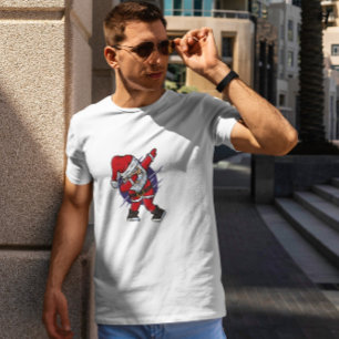 Funny Dabbing Santa Claus T-shirt