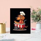 Funny Dachshund Chien Hotdog Sandwich Weenie Sauci (Mariage)