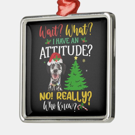 Funny Dachshund Dog Metalen Ornament (Links)