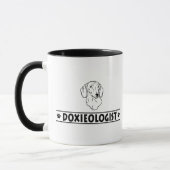 Funny Dachshund - Gladdeerd Mok (Links)