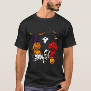 Funny Dachshund Halloween Costumes Dachshund Lover T-shirt