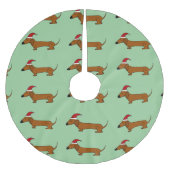 Funny Dachshund-kerstboomrok Kerstboom Rok (Voorkant)