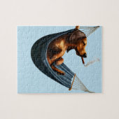 Funny Dachshund Legpuzzel (Horizontaal)