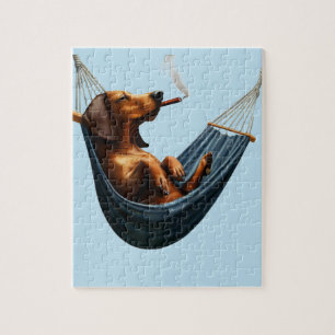 Funny Dachshund Legpuzzel