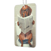 Funny Dachshund Luchtverfrisser (Links)