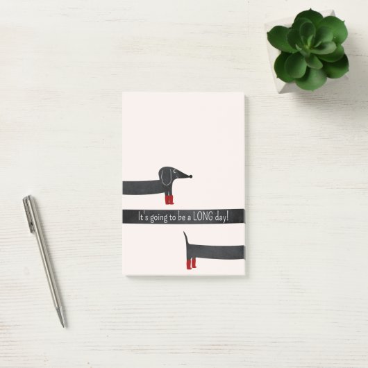 Funny Dachshund Post-it® Notes (Kantoor)