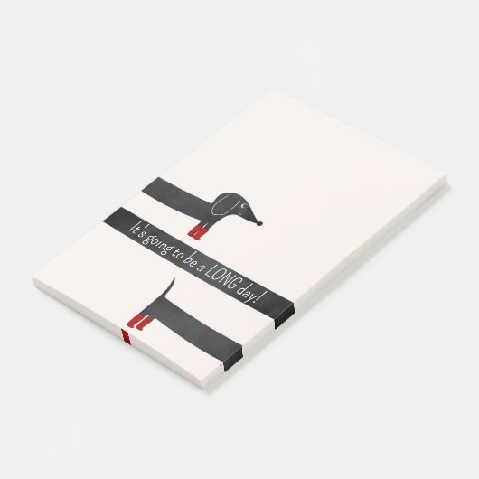 Funny Dachshund Post-it® Notes (Schuin)