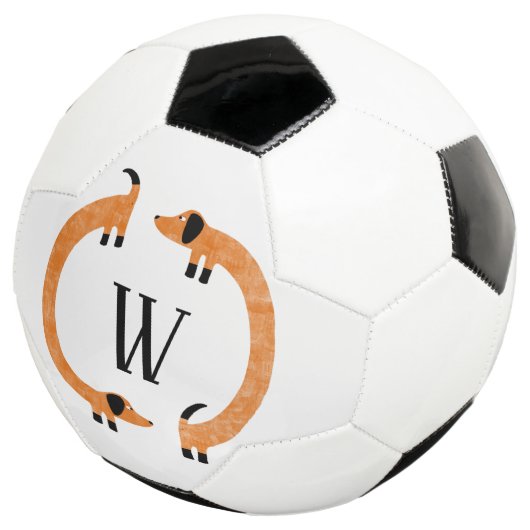 Funny Dachshund Saucisse Chien Monogramme (3/4)