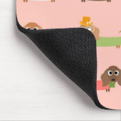 Funny Dachshunds Muismat (Hoek)